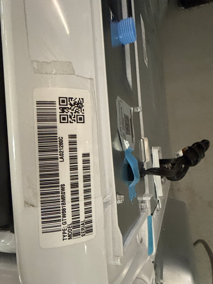 Laveuse GTW681BMRWS à chargement par le haut 5,3 pi³ et sécheuse GTD68EBMRWS électrique 7,4 pi³ de GE - BLANC