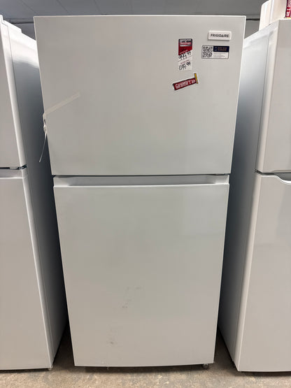Frigidaire Réfrigérateur à congélateur supérieur, 22 pi³, blanc FRTE2246AW