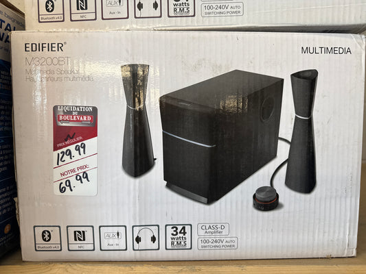 Enceintes Edifier M3200BT – système d'enceintes 2.1 compatible Bluetooth