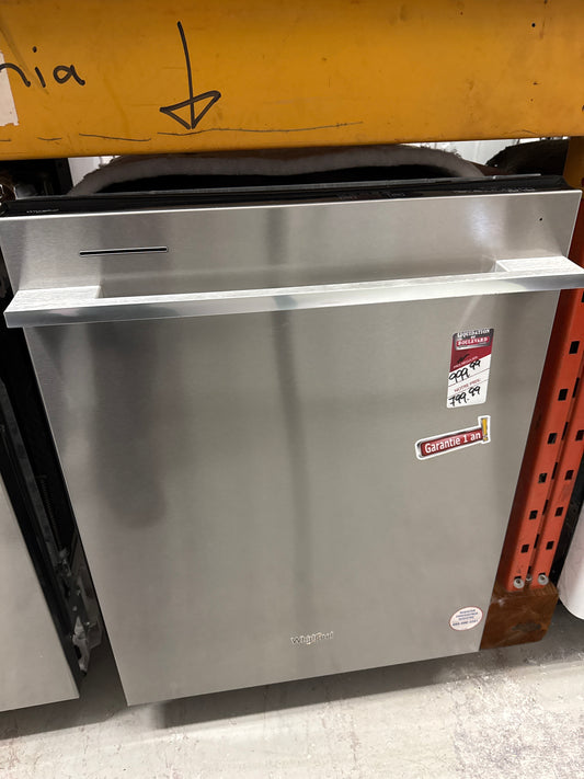 Lave-vaisselle encastrable 24 po 41 dB de Whirlpool (WDTA80SAKZ) - Inox