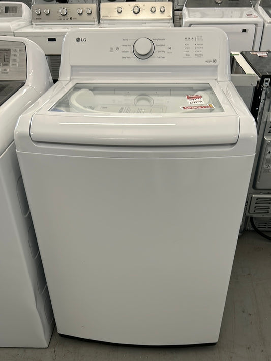 Laveuse à chargement par le haut haute efficacité de 4,8 pi³ de LG (WT6100WC) - Blanc