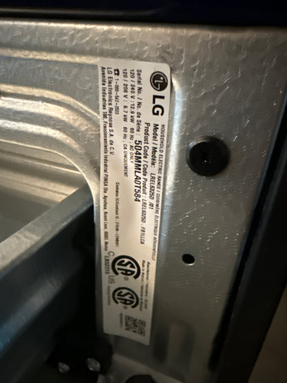 Cuisinière électrique 5 éléments/conv. véritable/friture air 6,3 pi³ 30 po de LG (LREL6325D) - INOX NOIRE