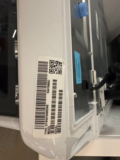 GE Laveuse à chargement par le haut de 4,9 pi³, blanc GTW491BMRWS