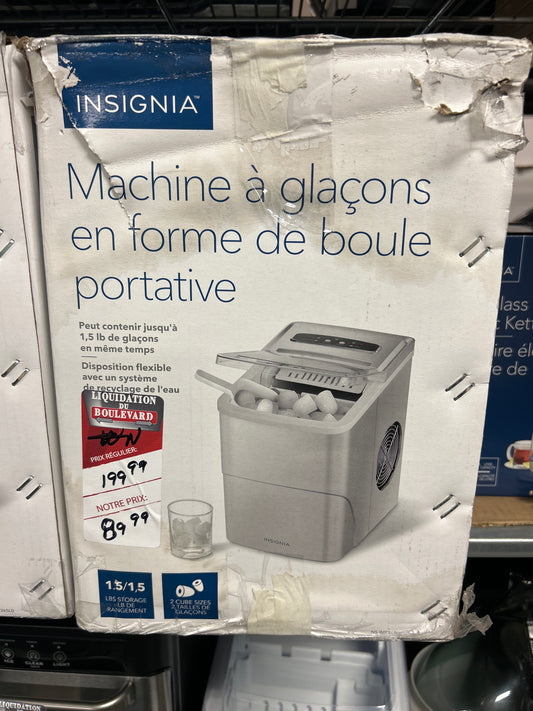 Machine à glaçons portative d'Insignia (NS-IMP26SL0) - Argenté