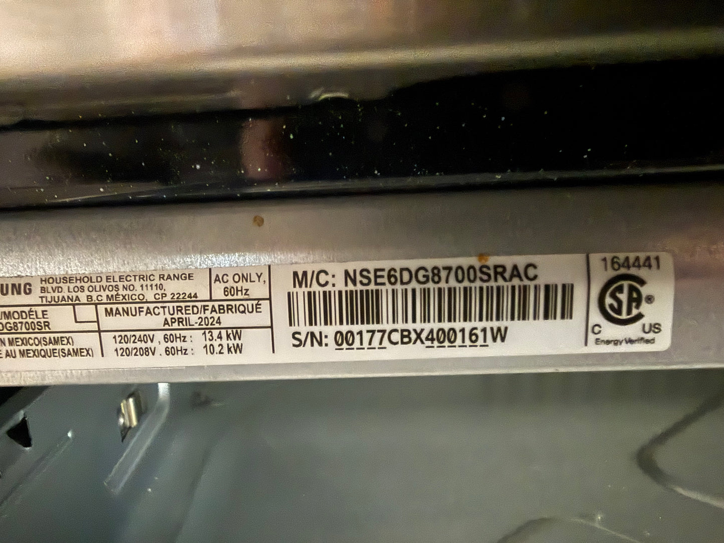 Cuisinière électrique encastrable à 5 éléments avec convection véritable 6,3 pi³ 30 po de Samsung (NSE6DG8700SRAC) - Acier inoxydable