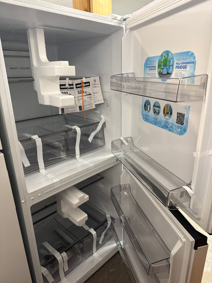 Réfrigérateur-congélateur 3-en-1 hybride Midea 20 pi³, blanc MRU21C7BWW