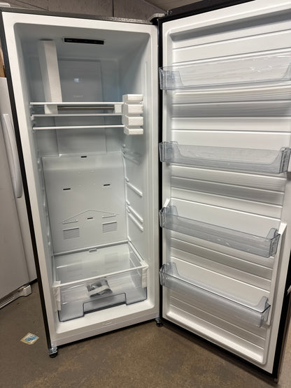 Galanz - Congélateur ou réfrigérateur vertical convertible de 28 po et 16 pi.cu en acier inoxydable GLF16US2E23