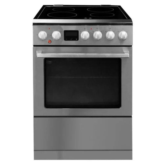 Cuisinière à dessus lisse Danby 24 po Air Fry en acier inoxydable DRCA240BSSC