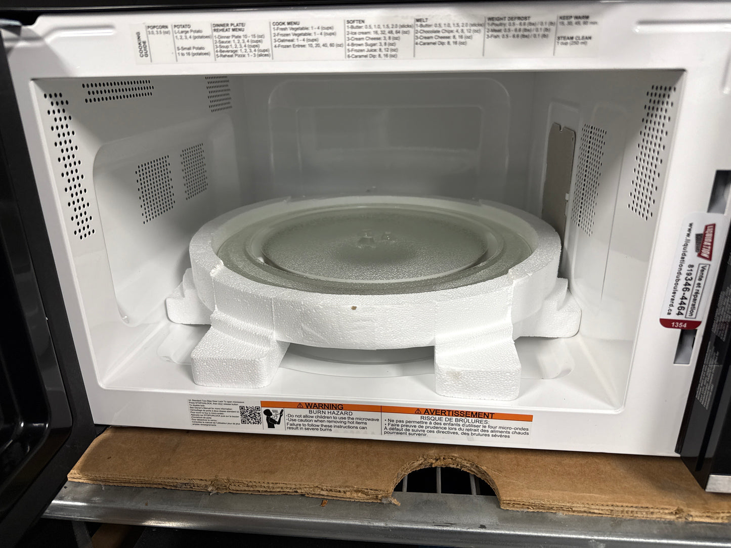 Micro-ondes de comptoir KitchenAid 1100W 1,6 pi³, acier inoxydable YKMCS122RSS