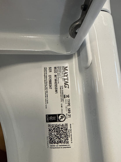 Maytag Laveuse à chargement vertical de 4.8 pi cu - Blanc  MTW4205SW