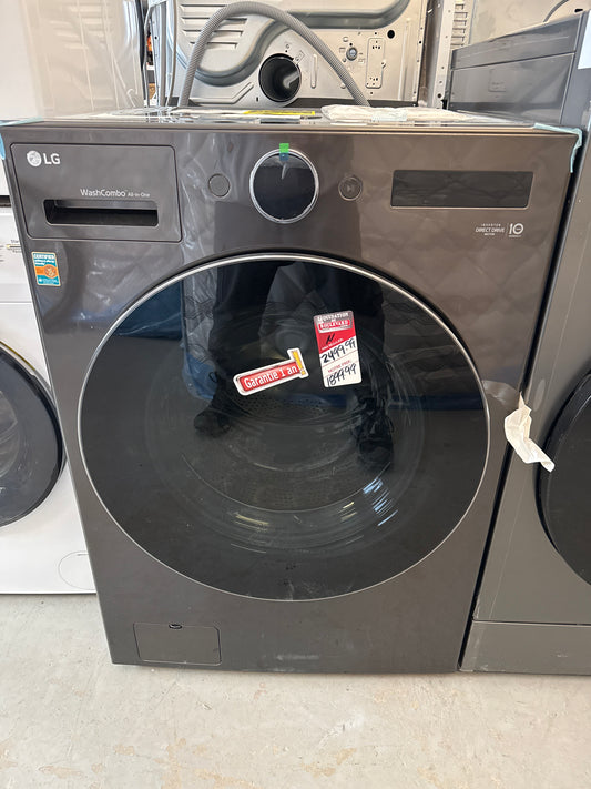 Laveuse/sécheuse électrique haute efficacité de 5,7 pi³ de LG (WM6998HBA) - Acier noir