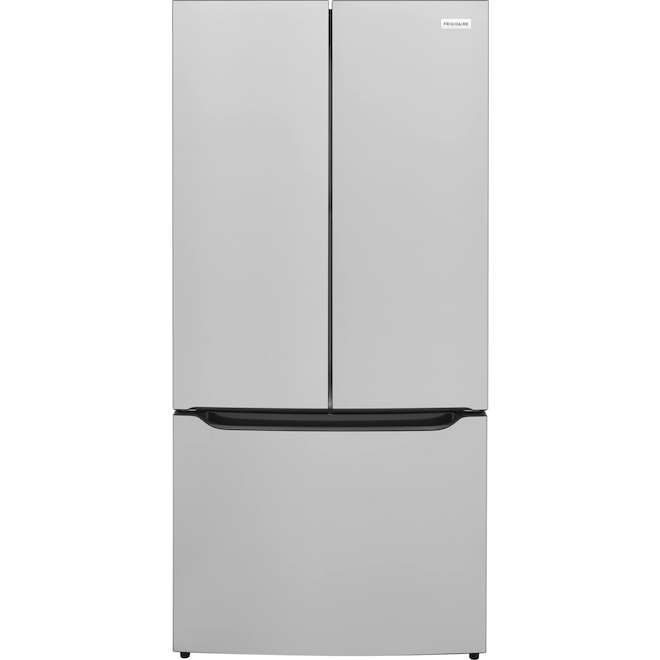 Réfrigérateur à deux portes de 19,6 pi³ de 33 po à distributeur d'eau de Frigidaire (FRFG2033AV) - Acier inoxydable