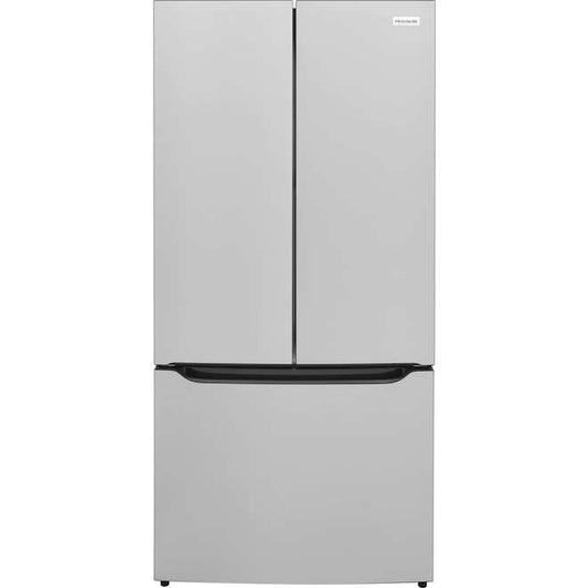 Réfrigérateur à deux portes de 19,6 pi³ de 33 po à distributeur d'eau de Frigidaire (FRFG2033AV) - Acier inoxydable