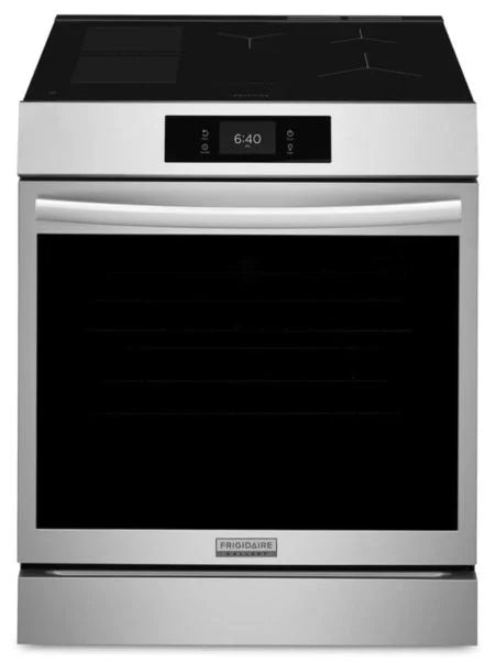 Cuisinière à induction 5 éléments friture à l'air 30 po 6,2 pi³ Gallery de Frigidaire avec option de pizza cuite sur pierre (GCFI307CBF) - Acier inoxydable
