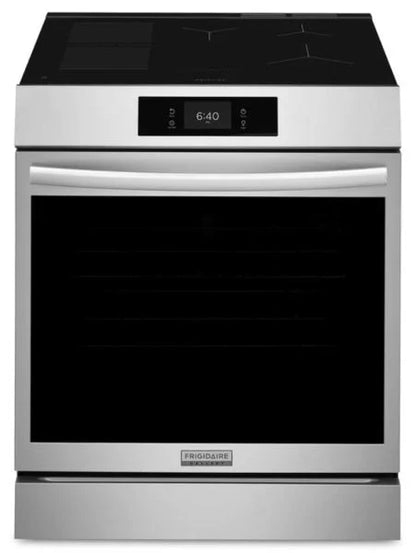 Cuisinière à induction 5 éléments friture à l'air 30 po 6,2 pi³ Gallery de Frigidaire avec option de pizza cuite sur pierre (GCFI307CBF) - Acier inoxydable