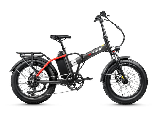 VÉLO ÉLECTRIQUE PLIABLE HIPEAK BONA BLACK