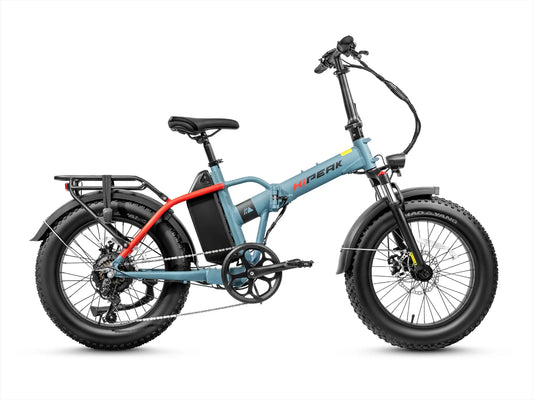 VÉLO ÉLECTRIQUE PLIABLE HIPEAK BONA BLUE/GREY
