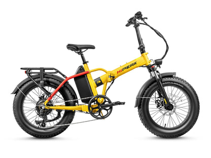 VÉLO ÉLECTRIQUE PLIABLE HIPEAK BONA YELLOW