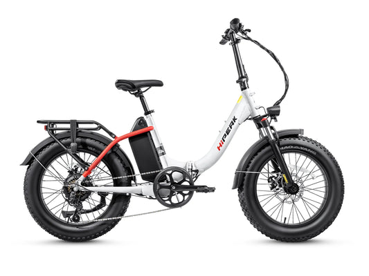 VÉLO ÉLECTRIQUE PLIABLE HIPEAK ELIAS WHITE