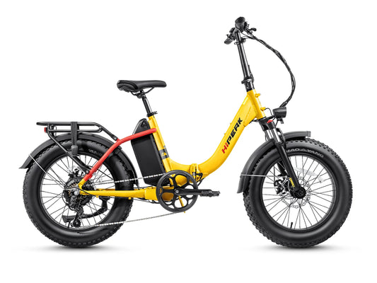 VÉLO ÉLECTRIQUE PLIABLE HIPEAK ELIAS YELLOW