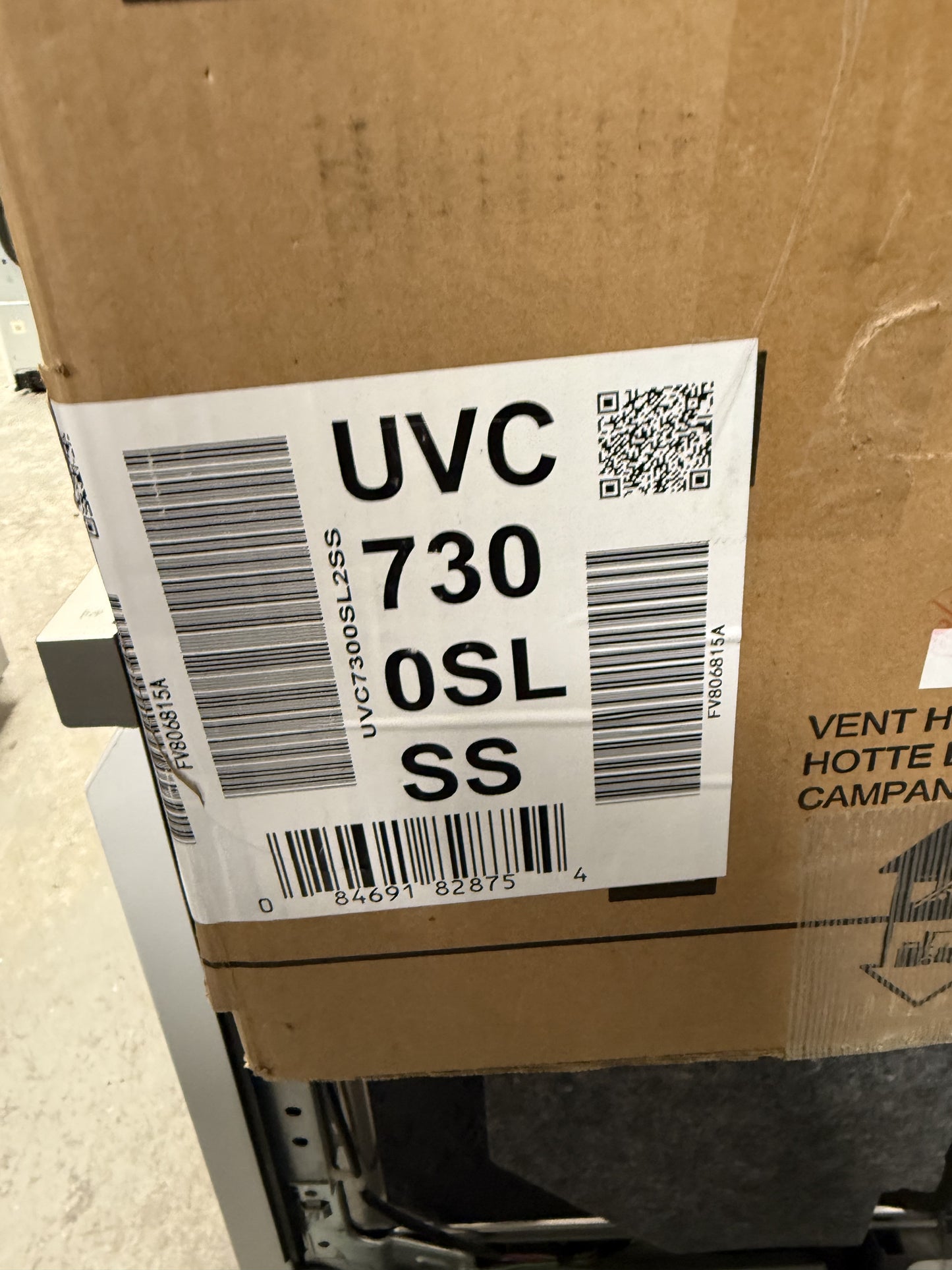 Hotte encastrée sur mesure de 20 po de GE (UVC7300SLSS) - Acier inoxydable