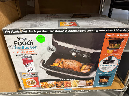 Friteuse à air chaud Foodi FlexBasket de Ninja avec MegaZone de 11 pte AD600CCO