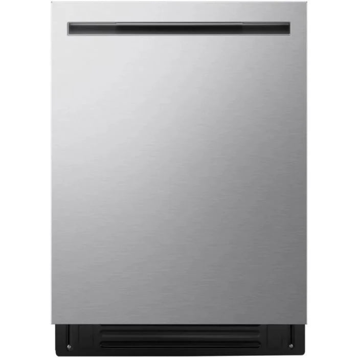 Lave-vaisselle LG LDNTH754S en acier inoxydable, silencieux à 44 dB, offrant un lavage rapide et efficace pour 16 couverts avec technologie vapeur TrueSteam®.