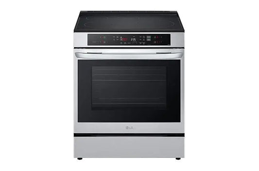 LG - Cuisinière à induction de 30 po à glissière de 6,3 picu avec convection véritable en acier inoxydable Lsil6332fe