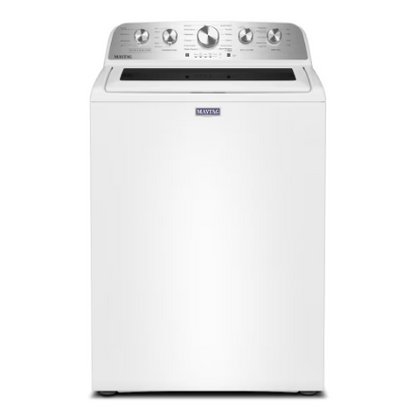 Maytag Laveuse à chargement vertical à agitateur avec fonction Extra Power et option Animal Pet Pro - 5,4 pi cu - Blanc MTW5605RW