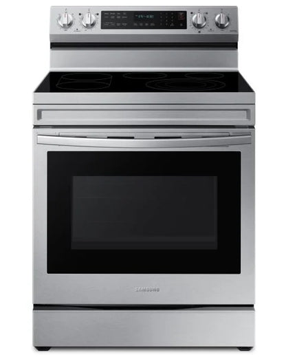 Cuisinière électrique convection véritable friture air 6,3 pi³ 30 po Samsung (NE63A6711SS) - Inox