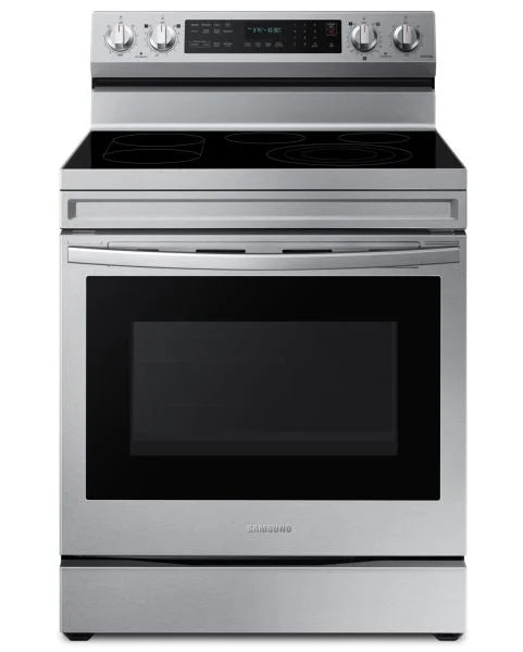 Cuisinière électrique convection véritable friture air 6,3 pi³ 30 po Samsung (NE63A6711SS) - Inox