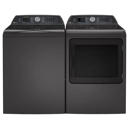 Ensemble laveuse-sécheuse GE Profile Gris Diamant – turbine 6,2 pi³ & sécheuse vapeur 7,4 pi³ – PTW700BPTDG & PTD70EBMTDG