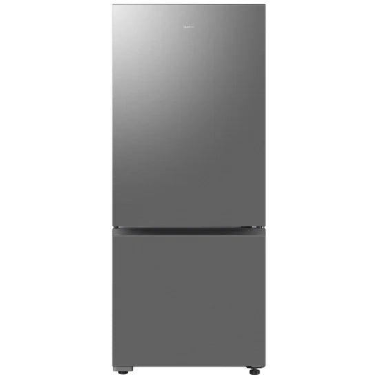 Réfrigérateur à congélateur inférieur Samsung 15 pi³ 28 po profondeur comptoir, acier inoxydable RB15DG6000SR