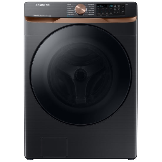 Laveuse vapeur 5,8 pi³ HE à chargement frontal de grande capacité de Samsung - Energy Star (WF50BG8300AVUS) - Acier inoxydable noir