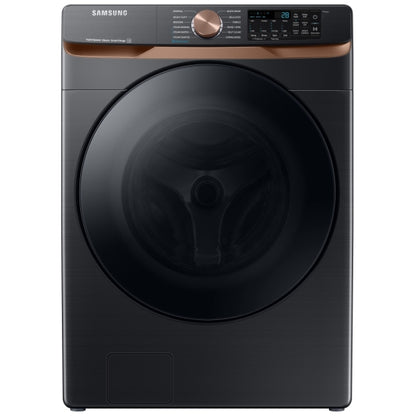 Laveuse vapeur 5,8 pi³ HE à chargement frontal de grande capacité de Samsung - Energy Star (WF50BG8300AVUS) - Acier inoxydable noir