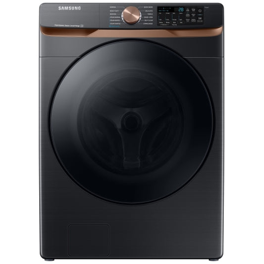 Laveuse vapeur 5,8 pi³ HE à chargement frontal de grande capacité de Samsung - Energy Star (WF50BG8300AVUS) - Acier inoxydable noir