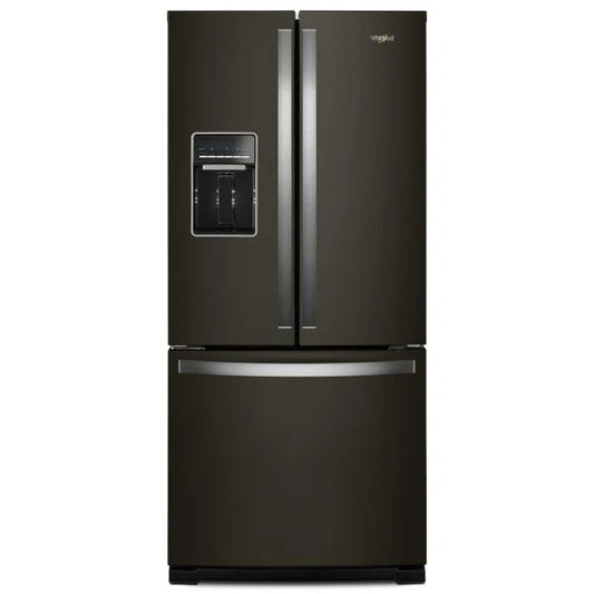 Réfrigérateur à deux portes 19,7 pi³ et 30 po de Whirlpool (WRF560SEHV) - Acier inoxydable noir