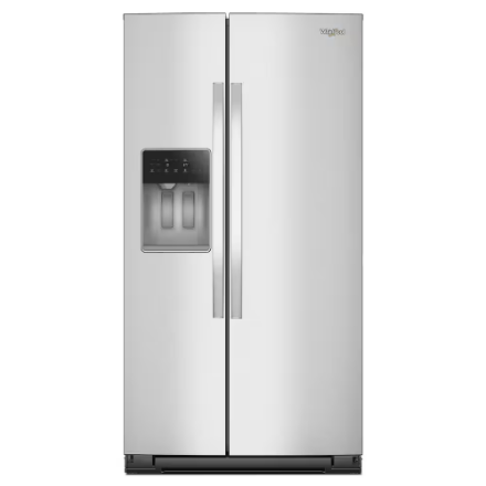 Whirlpool Réfrigérateur côte à côte en acier inoxydable résistant aux traces de doigts - 36 po - 28.7 pi cu WRSF5536RZ