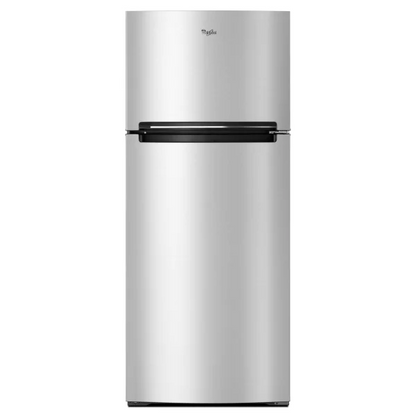 Réfrigérateur congélateur supérieur 17,6 pi³ 28 po, éclairage DEL de Whirlpool (WRT518SZFM) - Inox