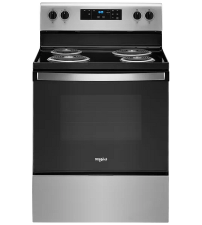 Cuisinière électrique serpentins autonome four autonett. 4,8 pi³ 30 po Whirlpool (YWFC315S0JS)- Inox