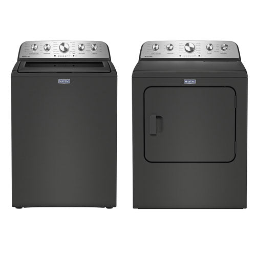 ENSEMBLE Laveuse MVW6500MBK à chargement par le haut 5.4 pi³ et sécheuse YMED6500MBK électrique Pet Pro 7.4 pi³ Maytag