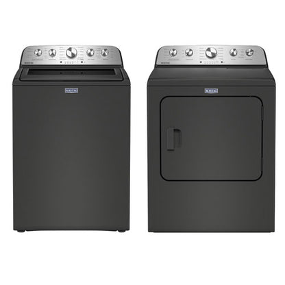 ENSEMBLE Laveuse MVW6500MBK à chargement par le haut 5.4 pi³ et sécheuse YMED6500MBK électrique Pet Pro 7.4 pi³ Maytag
