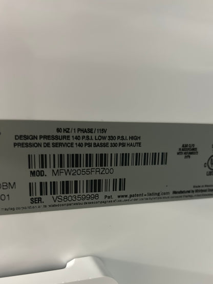 Réfrigérateur deux portes 19,7 pi³ 30 po avec éclairage DEL de Maytag (MFW2055FRZ)-Acier inoxydable