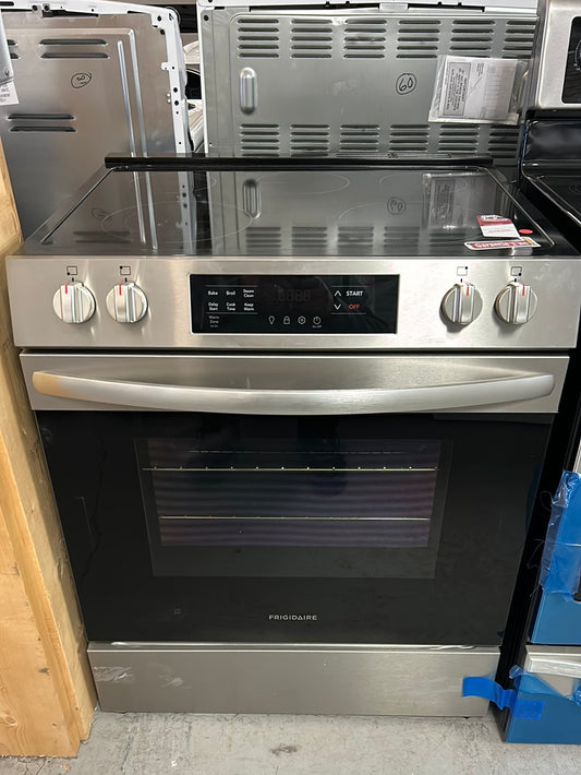 Cuisinière électrique autonome à 5 éléments de 5,3 pi³ 30 po de Frigidaire (FCFE306CAS) - Inox