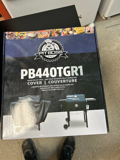 Pit Boss Barbecue à granules de luxe PB440, noir et BLEU