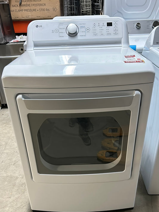 Sécheuse électrique de 7,4 pi³ de LG (DLE7150W) - Blanc