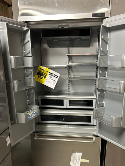 Réfrigérateur à portes françaises KitchenAid, 36 po, 20,8 pi³, acier inoxydable (KBFN506ESS)