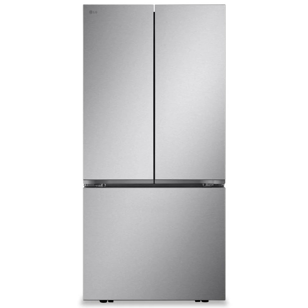 Réfrigérateur à 3 portes 25,1 pi³ 33 po avec machine à glaçons automatique de LG (LF25S6200S) - Inox