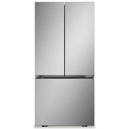 Réfrigérateur à 3 portes 25,1 pi³ 33 po avec machine à glaçons automatique de LG (LF25S6200S) - Inox