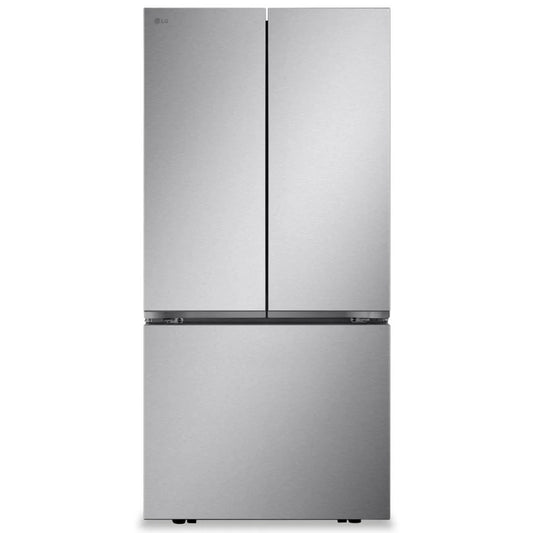 Réfrigérateur à 3 portes 25,1 pi³ 33 po avec machine à glaçons automatique de LG (LF25S6200S) - Inox